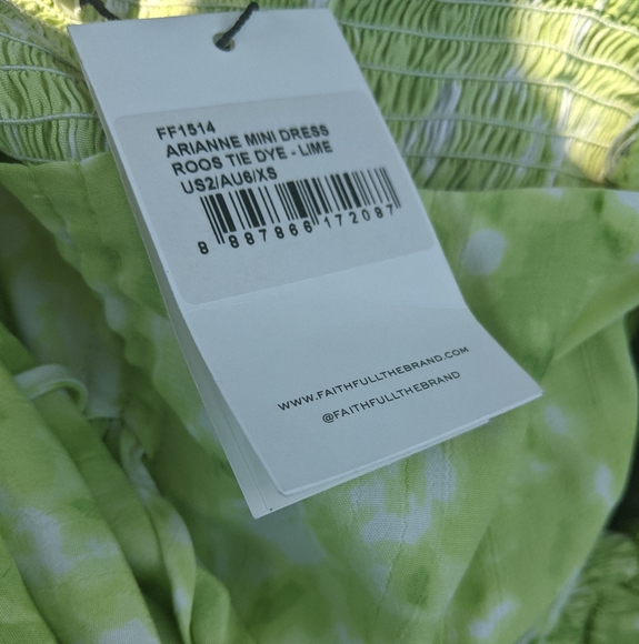 NWT Revolve Faithfull The Brand Arianne Mini Dress - Picture 6 of 8